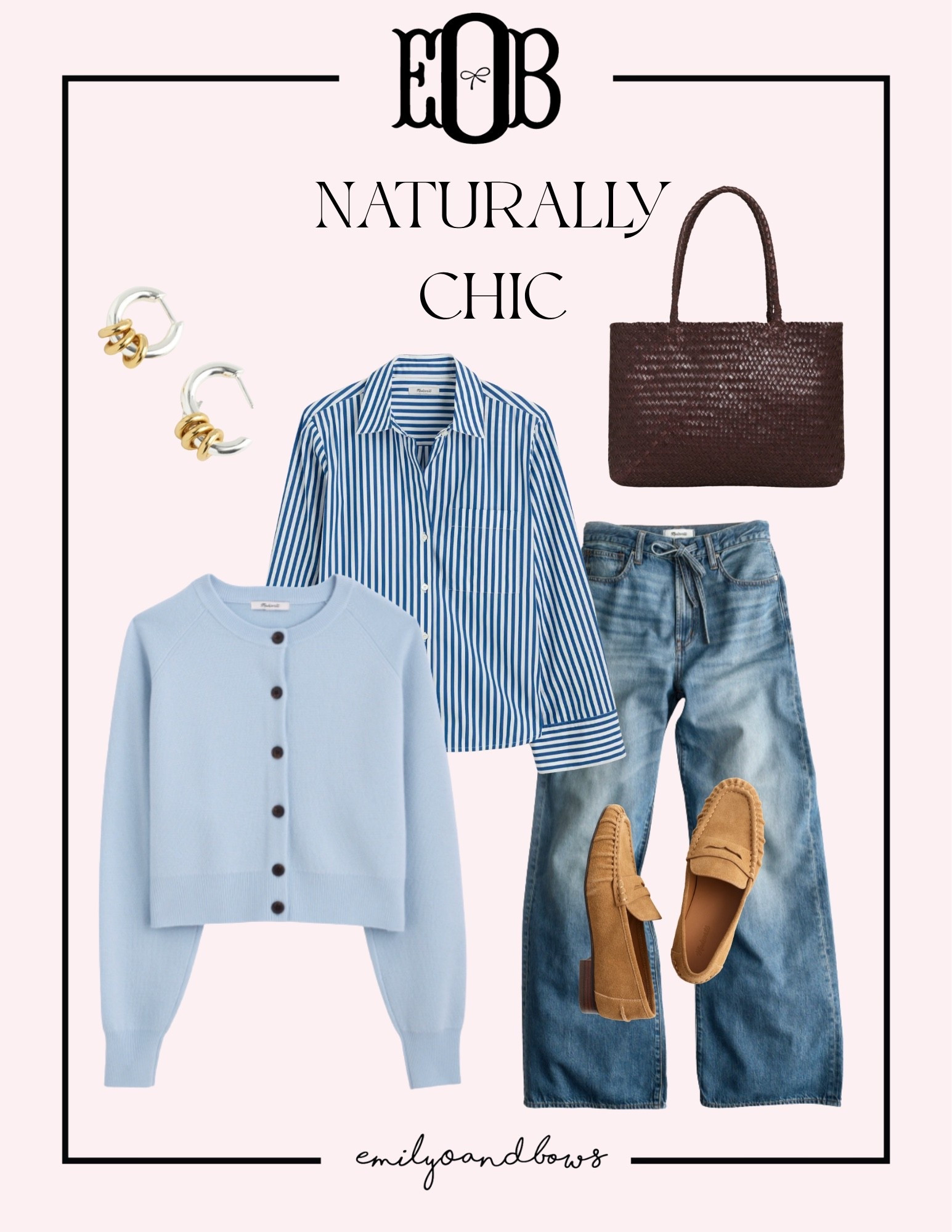 Naturally chic, everyday spring look! 