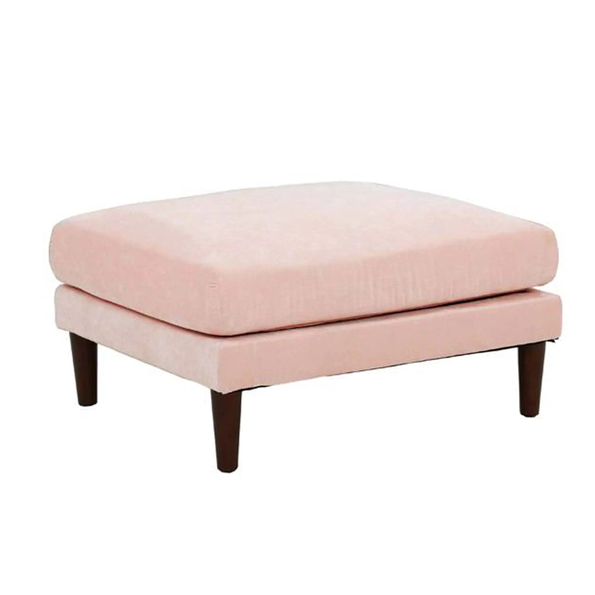 Benzara Modern Blush Pink Ottoman one_size | BM284324 | Lowe's