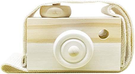 Baby Toy Wooden Mini Camera Toy, Baby Kids Cute Mini Sharpe Toy, Neck Hanging Photographed Props ... | Amazon (US)