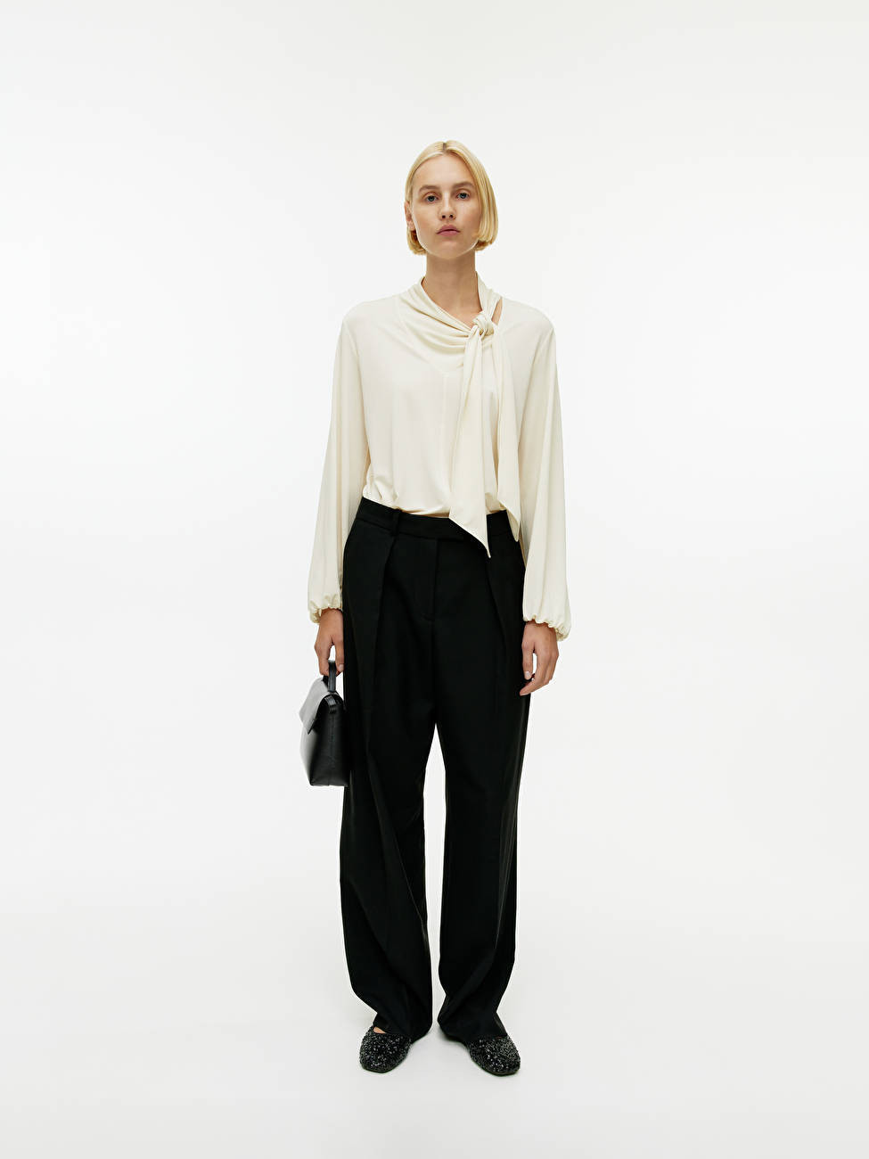 Scarf-Collar Blouse | ARKET (US&UK)