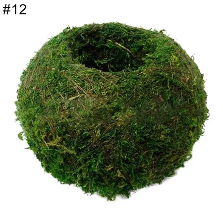 Zhiyuan Garden Simulation Moss Ball Bonsai Plant Flower Pot DIY Gardening Home Table Decoration | Walmart (US)