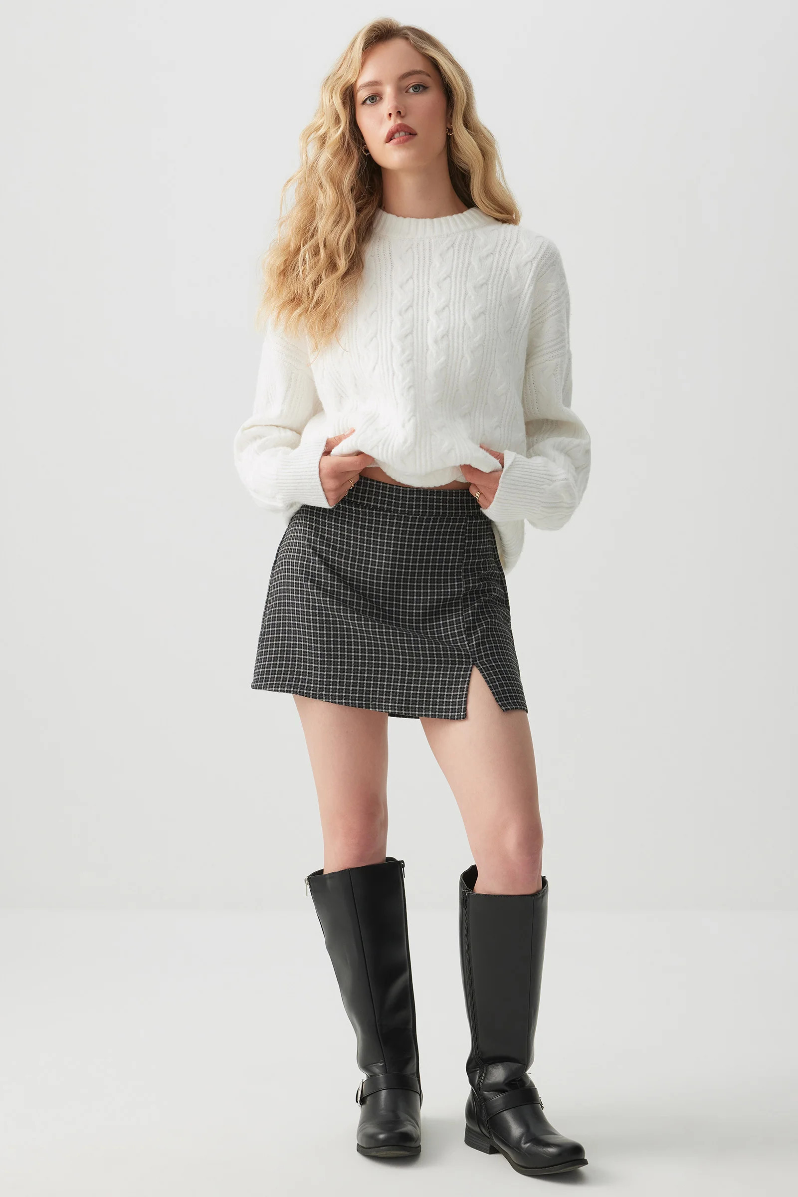 Plaid Micro Skort | Ardene