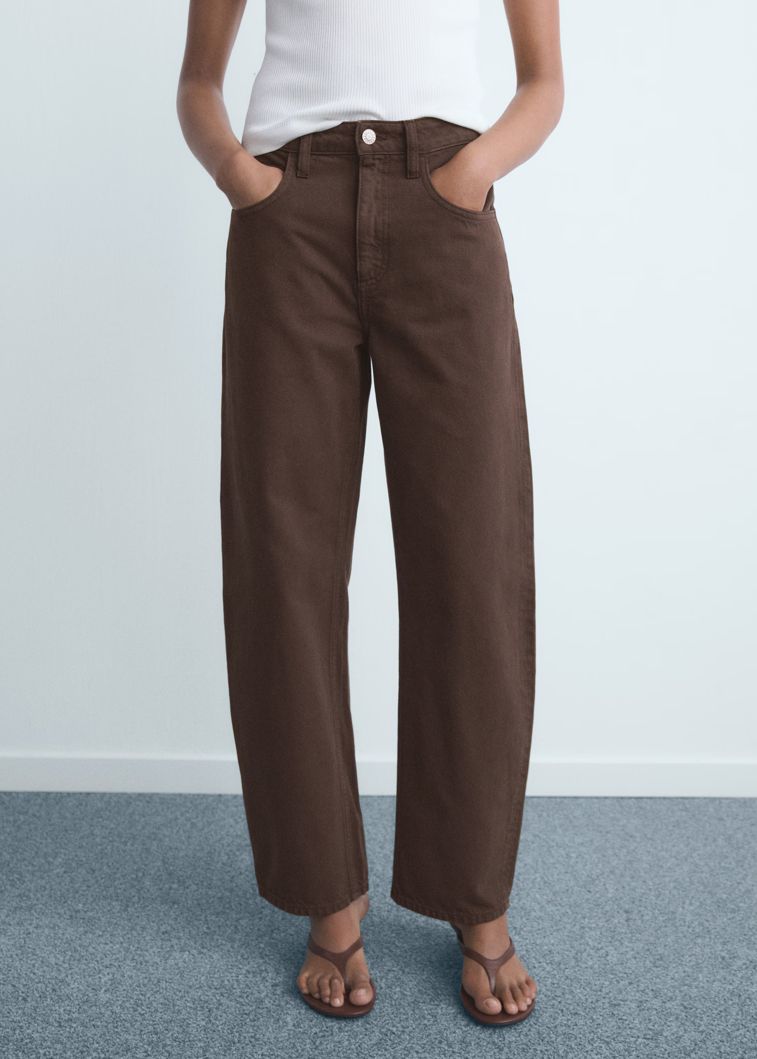 High-rise balloon jeans - Women | MANGO United Kingdom | MANGO (UK)