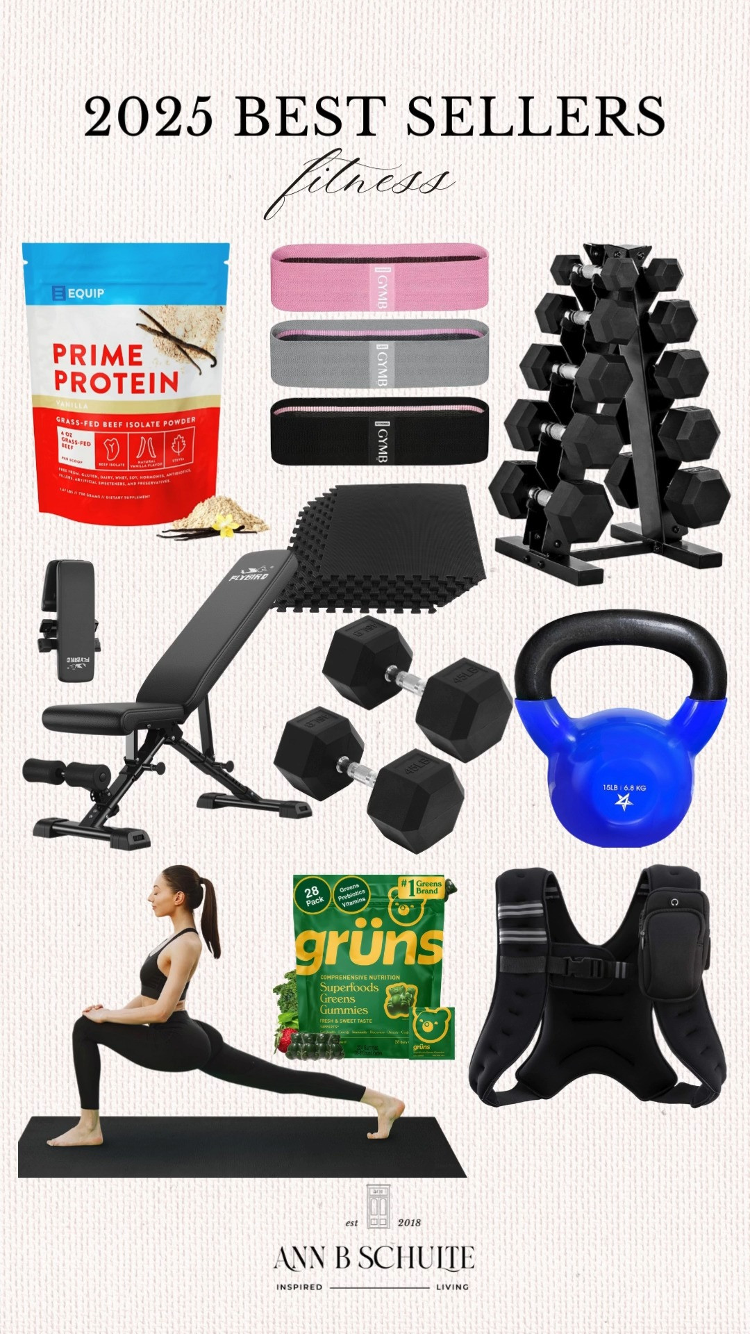Get ready to crush your fitness goals with these top-rated gym essentials! From protein powders to workout vests, these items will help you stay strong and motivated. Shop now and feel the difference! 💪✨ #FitnessGoals #AmazonFinds #WorkoutGear 

 #LTKActive #LTKOver40