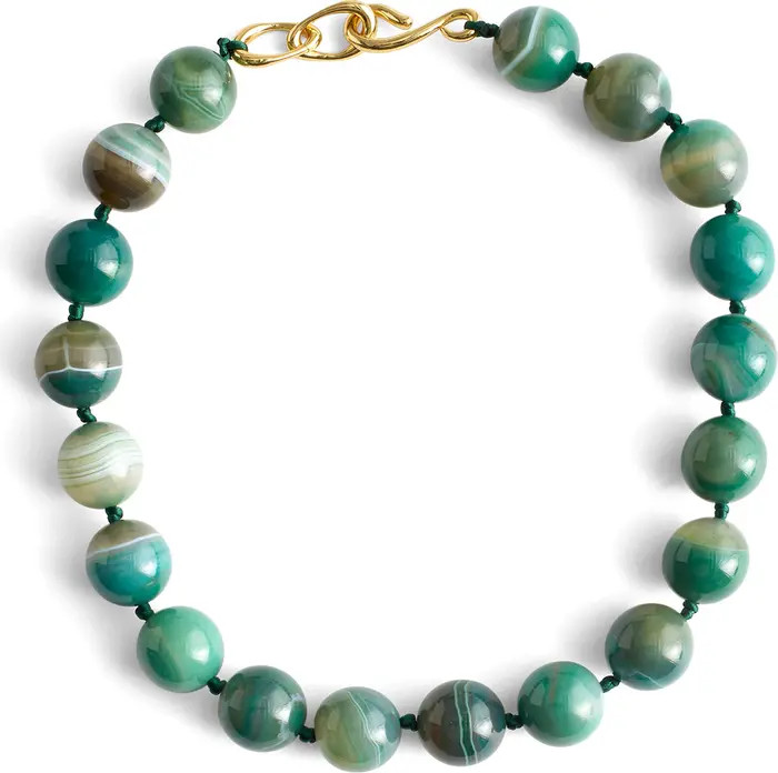 Madewell Semiprecious Stone Oversize Beaded Choker Necklace | Nordstrom | Nordstrom
