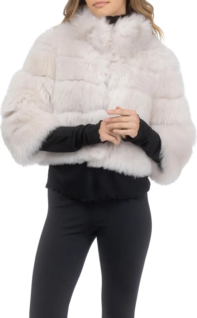 Genuine Shearling Bolero, Cropped Sleeves | Nordstrom