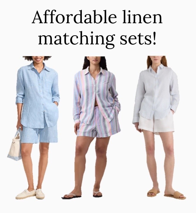 Affordable linen matching sets! 
Summer outfit beach vacation outfit

#LTKSeasonal