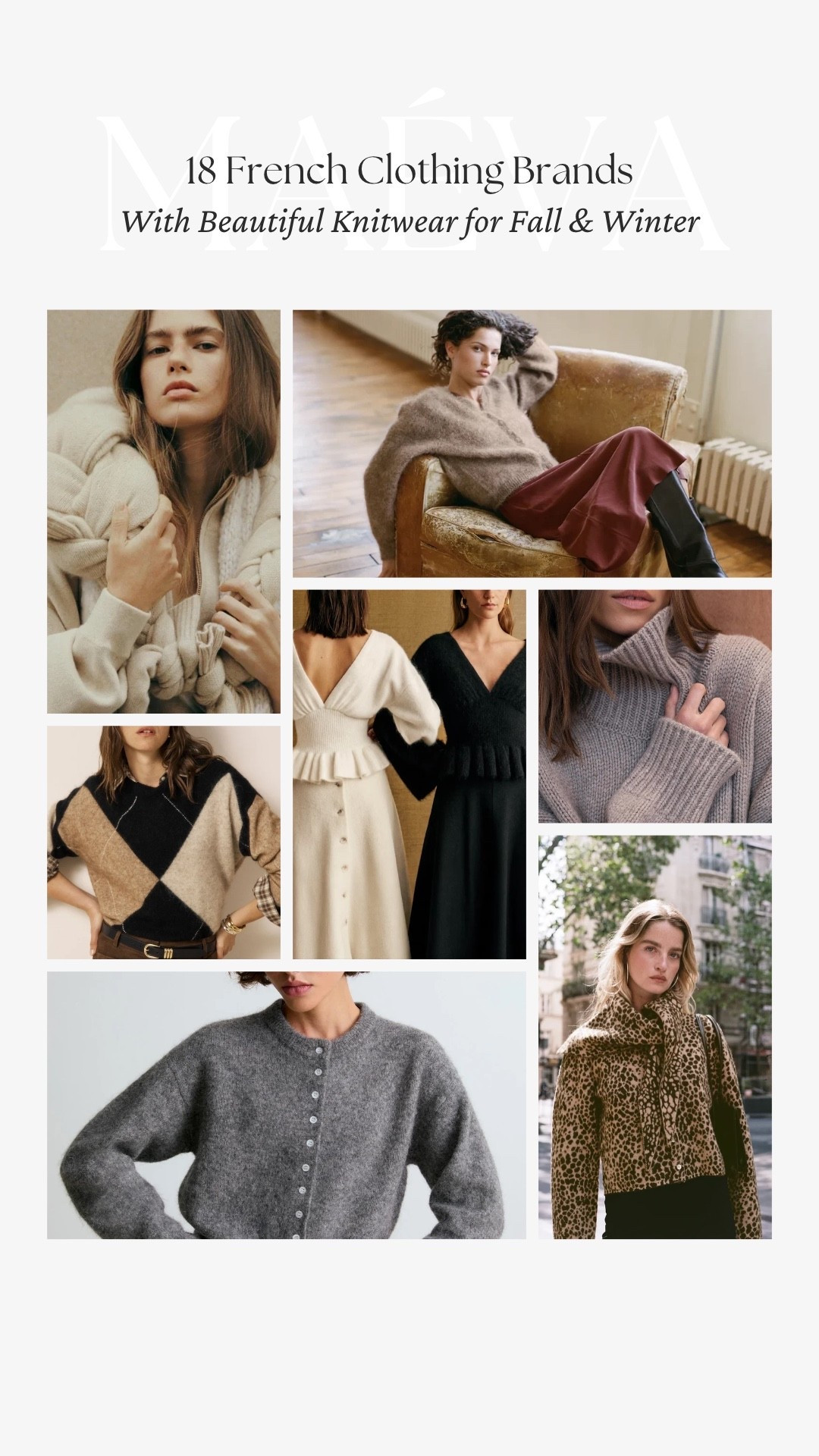 18 French Clothing Brands With Beautiful Knitwear for Fall & Winter 🤎

Looking for beautiful sweaters and knitwear for the colder months? I rounded up some of the French brands and pieces currently catching my eye, from timeless cashmere and cozy cardigans to colorful knits, romantic details and elevated wardrobe staples 🤎

For this edit, I’m sharing 18 French clothing brands with beautiful knitwear for fall and winter, including favorites from Sézane, Kujten, Bompard, Soeur, Rouje, Gérard Darel, Rosaé Paris and more!

🤎 Discover the full edit now live on maevawithamour.com, where you can explore all 18 brands in detail, discover some of my favorite styles from each one and shop the complete knitwear edit

✨ You can also shop the complete edit on ShopMy @ maevawithamour under ‘French & EU Clothing’, where I’ve gathered the pieces featured here plus additional knitwear favorites from Sandro, Maje, ba&sh, Balzac Paris and more

👉 Save this post for your fall & winter wardrobe inspiration, and follow for more French & European brand discoveries, thoughtful shopping edits and timeless style inspiration

With Amour, M.

#LTKSeasonal #LTKootd #LTKTravel