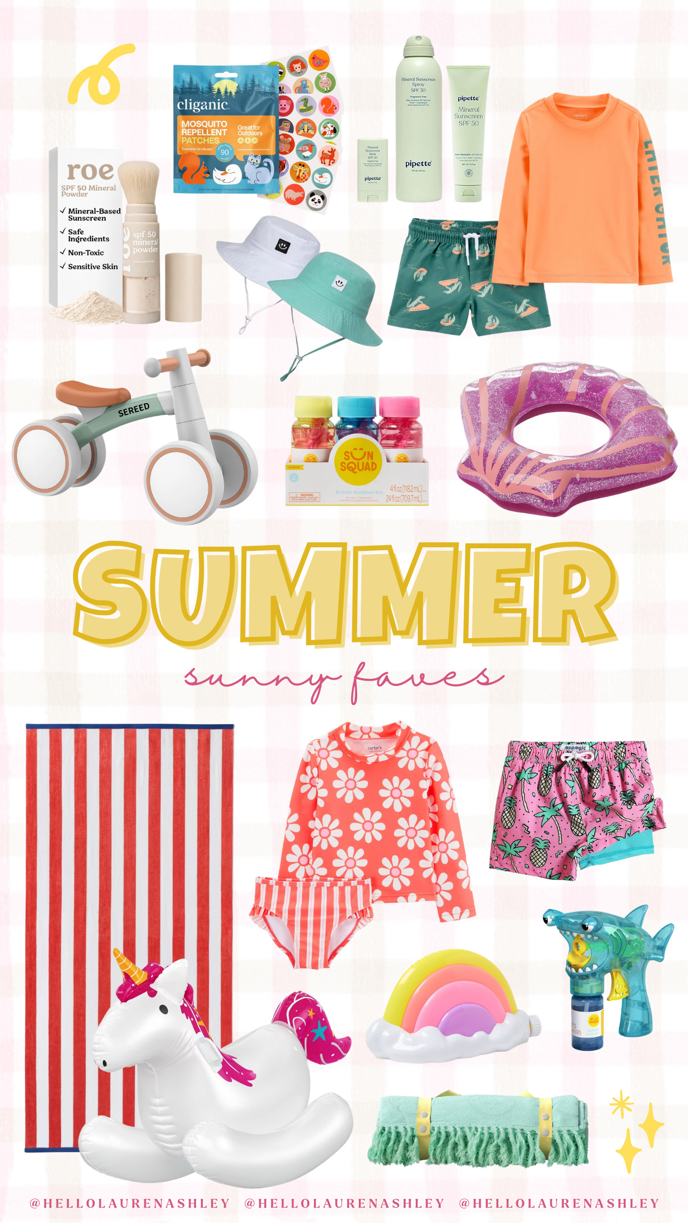 A few of our most-used summer essentials—swimwear, sun protection, outdoor toys, beach days, and all the little extras that make summer more fun. Linking everything here 🌈 #LTKkids #summeressentials #familyfavorites 

 #LTKmomlife #LTKSeasonal #LTKKids