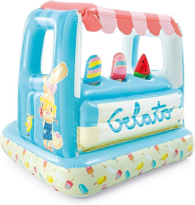 Intex Ice Cream Stand Inflatable Playhouse and Pool, for Ages 2-6 | Amazon (US)
