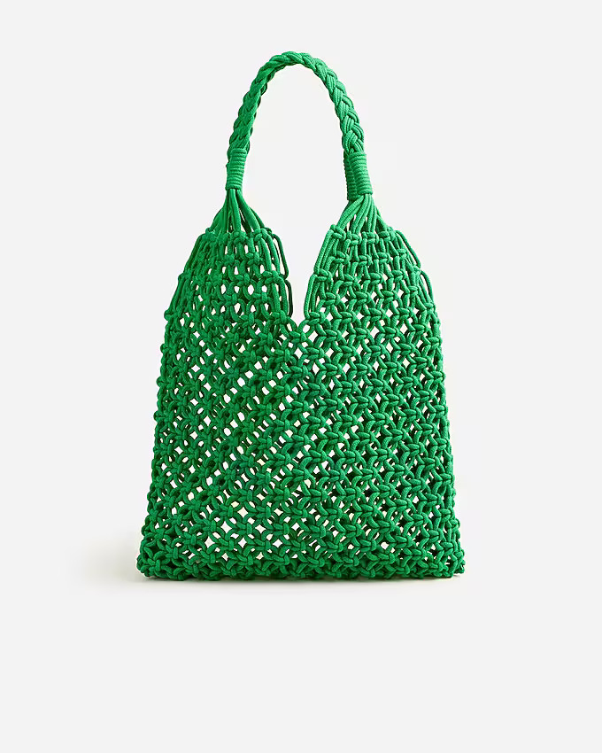 Cadiz hand-knotted rope tote | J. Crew US