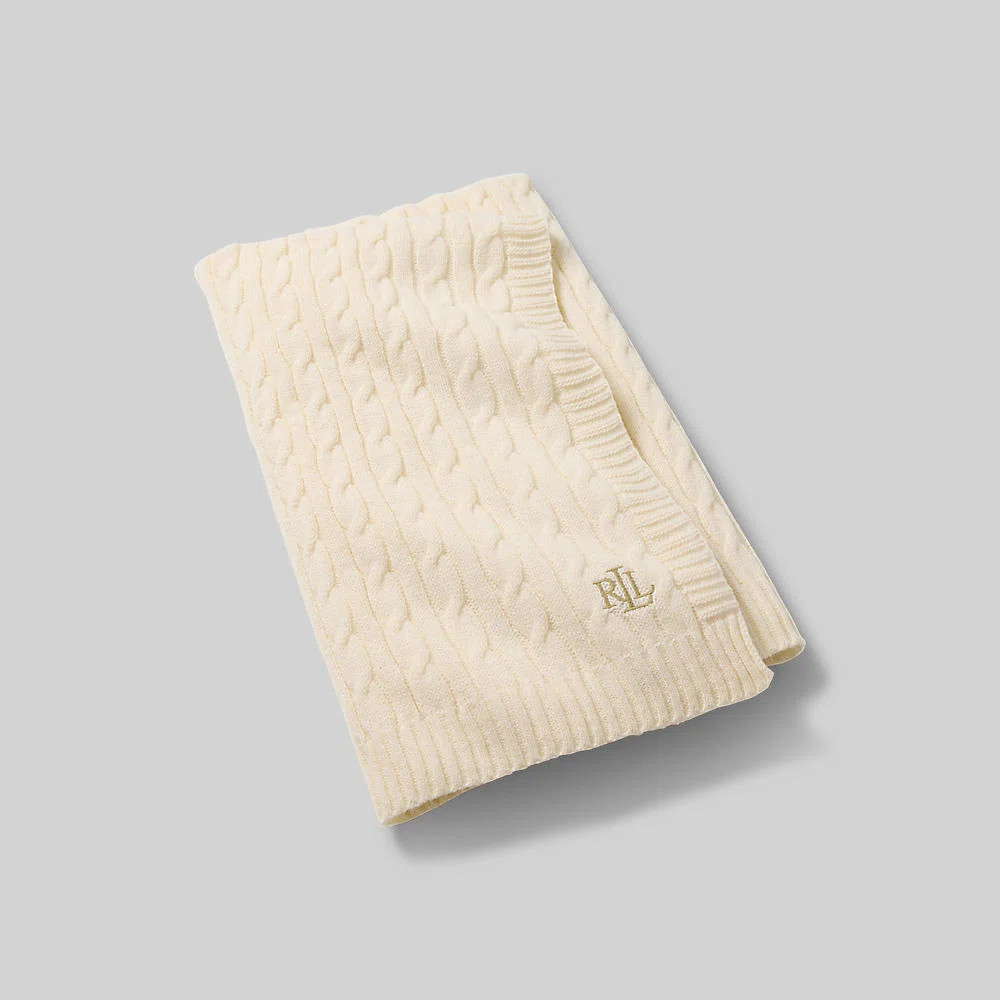 Jamie Throw Blanket True Cream | Wayfair North America
