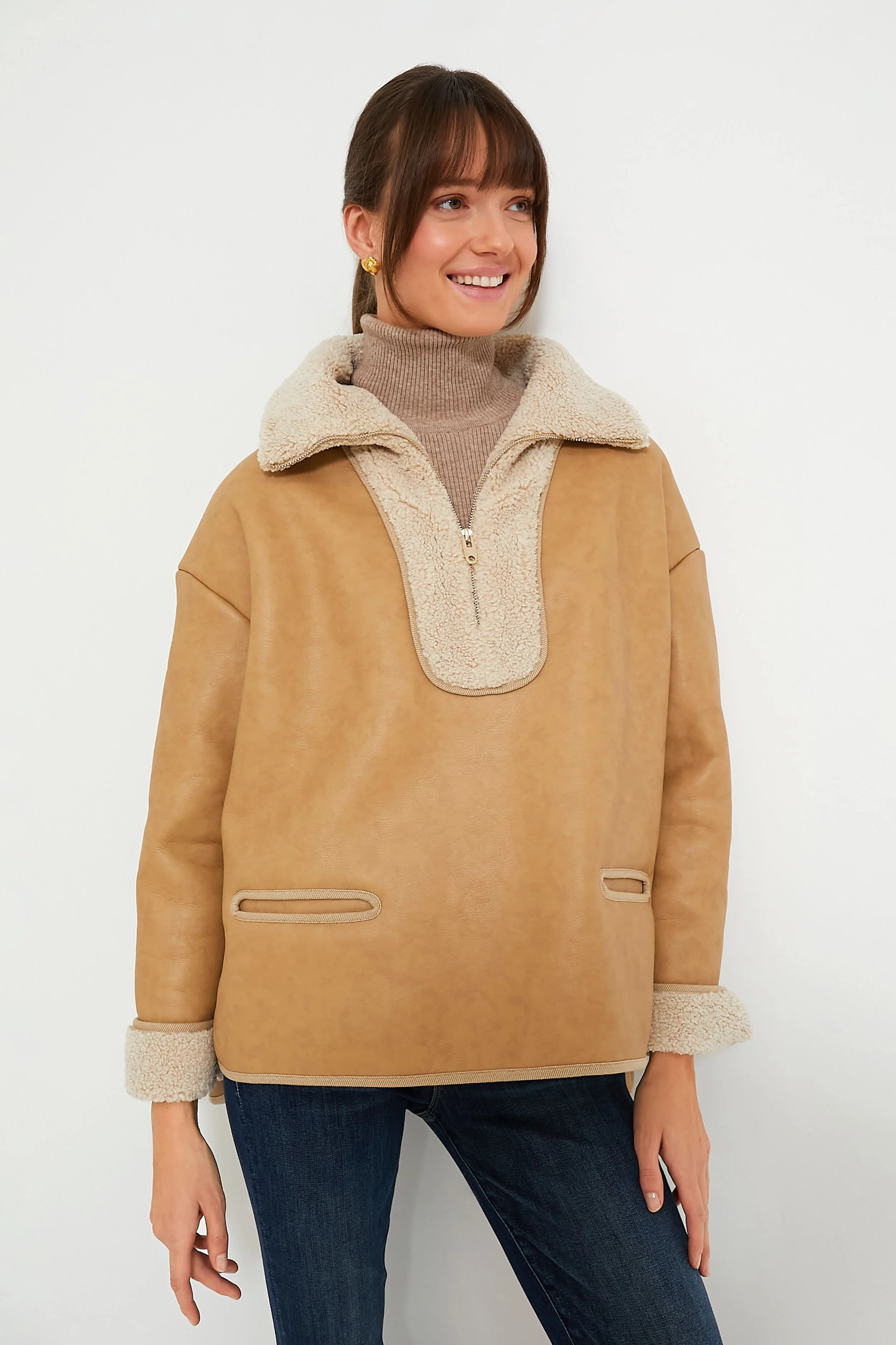 Shearling Barritt Quarter Zip | Tuckernuck (US)