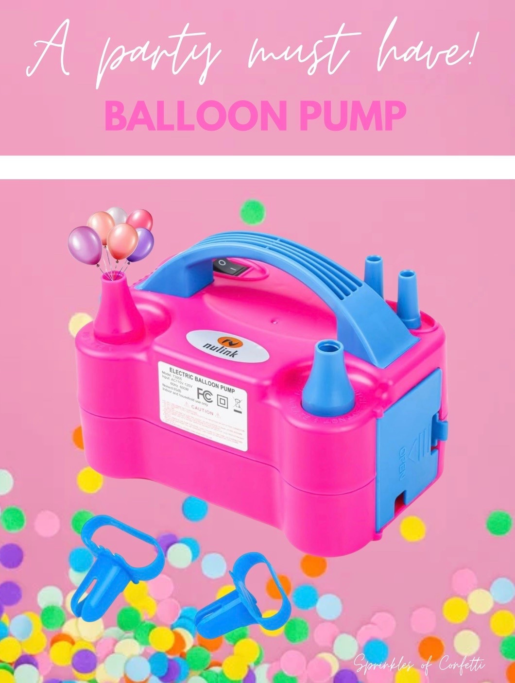 A party must have! Electric balloon pumps save a lot of time!

#LTKvlog #LTKmomlife #LTKKids