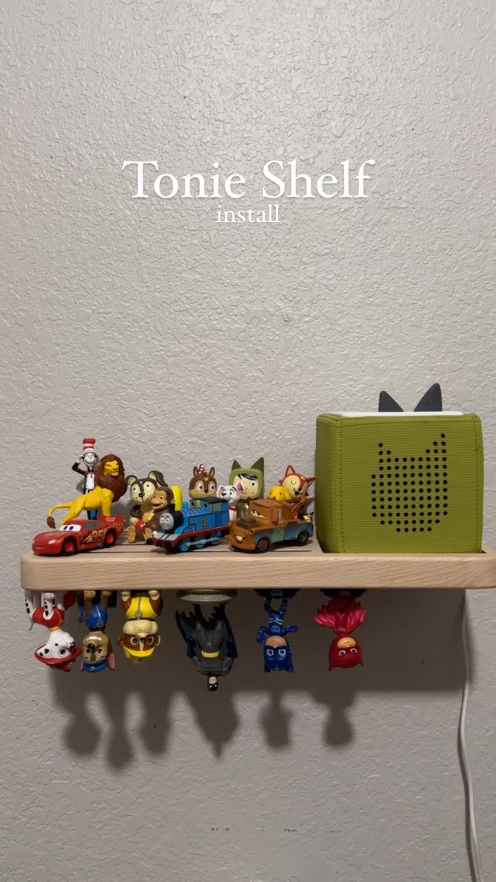 Aesthetically pleasing with enough room for all our Tonies! Comment SHOP below to receive a DM with the link to shop this post on my LTK ⬇ https://liketk.it/4Ni7L

#tonies #toniesbox #toniesstorage #kidstoys #family #playroomstorage #playroomorganization #aesthetic