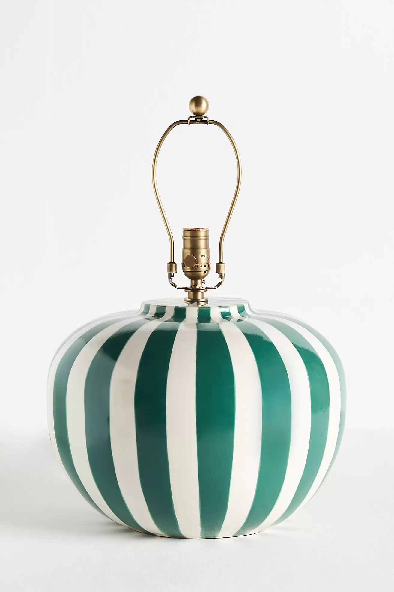 Lys Striped Ceramic Table Lamp Base | Anthropologie (US)