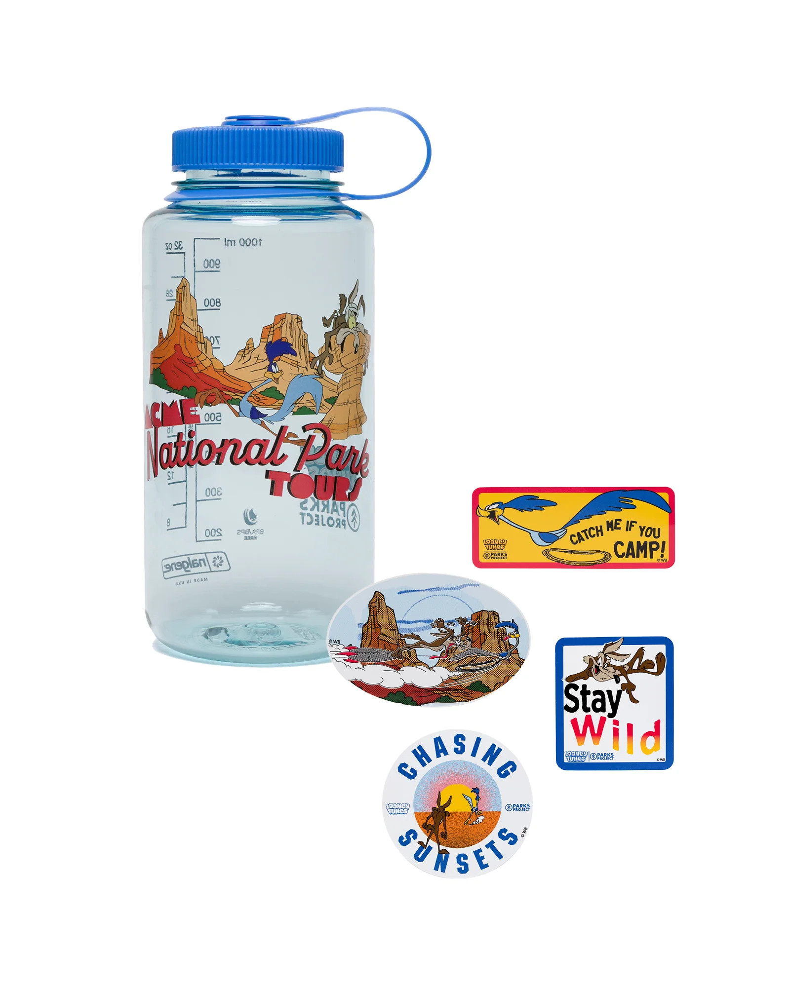 Looney Tunes x Parks Project Water Bottle and Sticker Pack | Parks Project