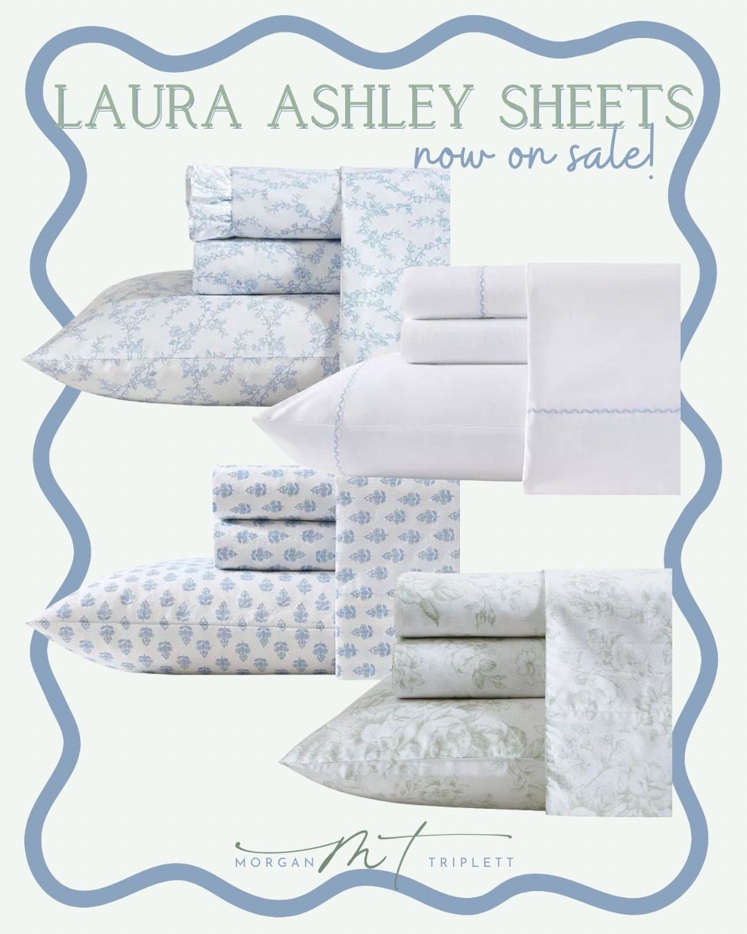 Laura Ashley sheet sets currently 51% off! 

Grandmillenial bedding, sheets, bedding, home decor 

#LTKHome #LTKFindsUnder100 #LTKSaleAlert