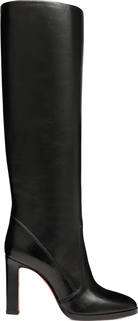 Santoni Women's leather high-heel boot | Nordstrom | Nordstrom