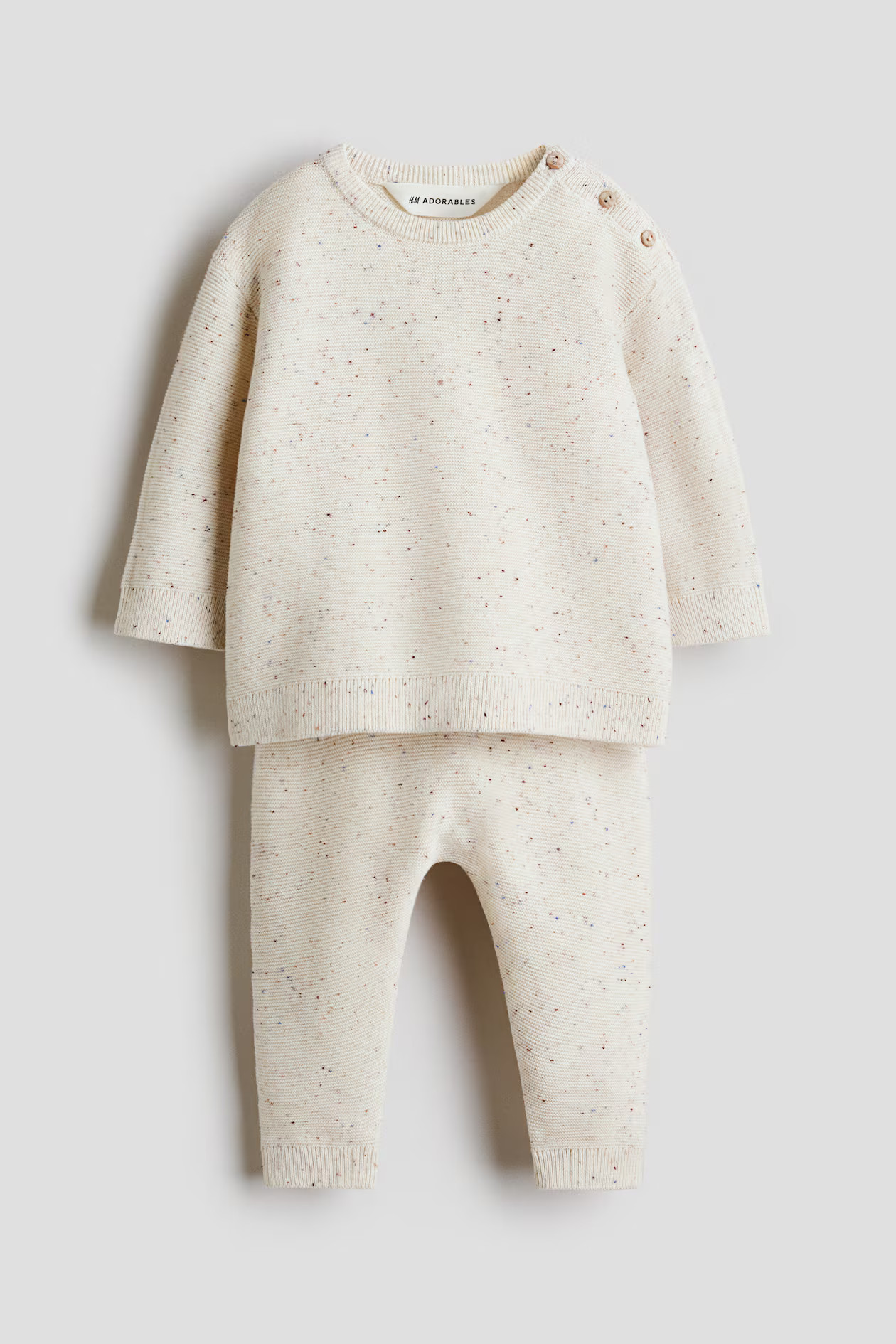 2-Piece Fine-Knit Cotton Set | H&M (US + CA)