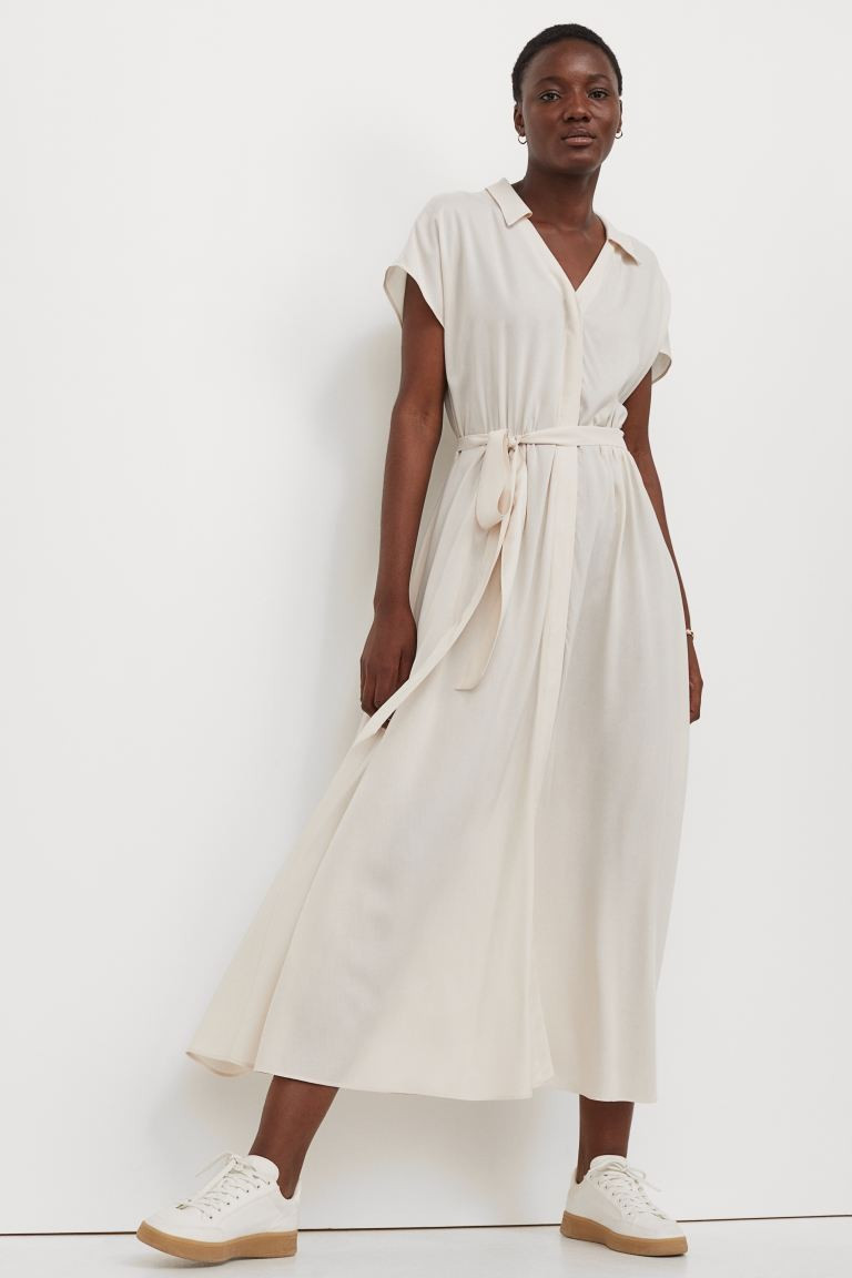 Tie Belt Shirt Dress | H&M (US + CA)