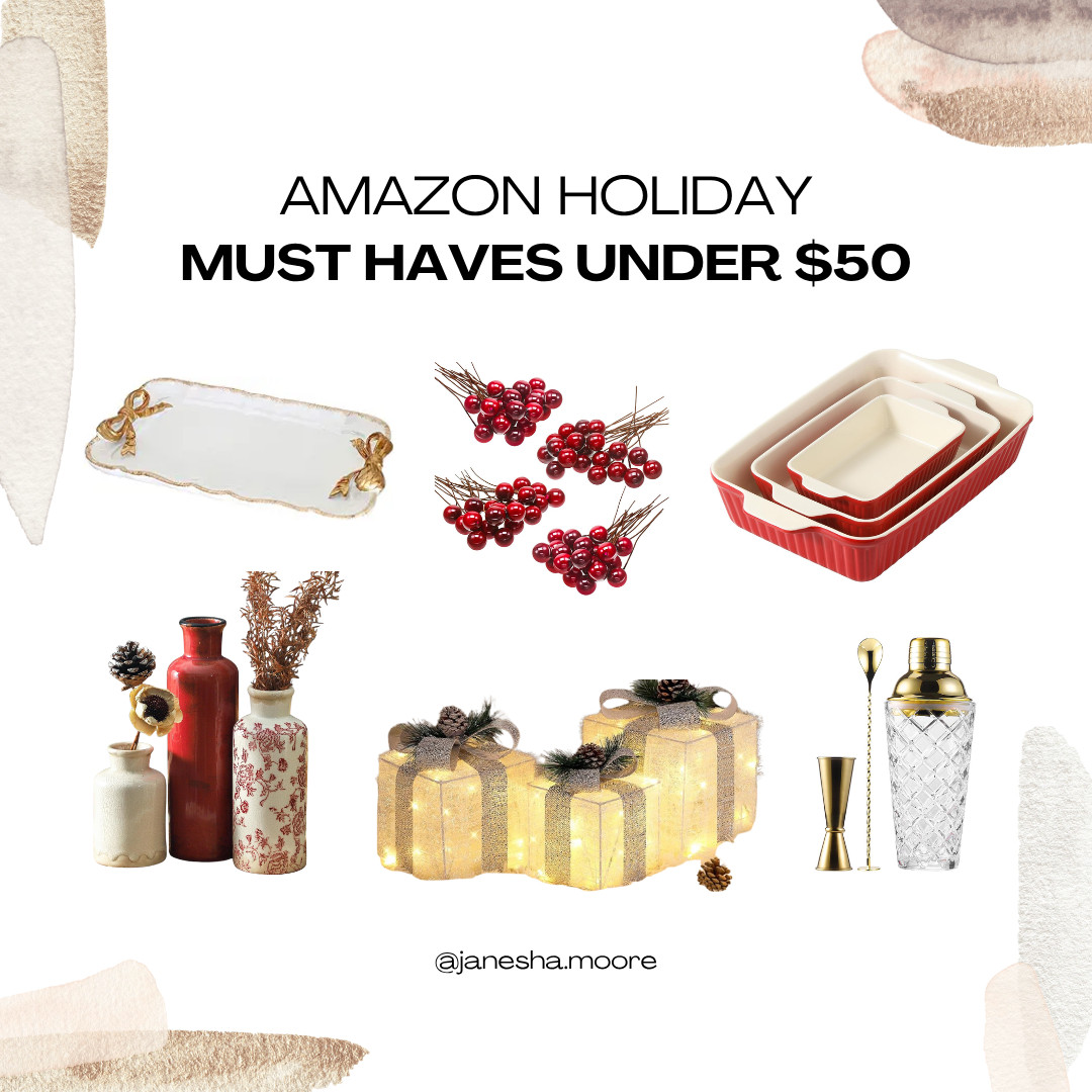 Amazon Holiday Must-Haves Under $50
 

 #LTKHoliday #LTKHome #LTKFindsUnder50