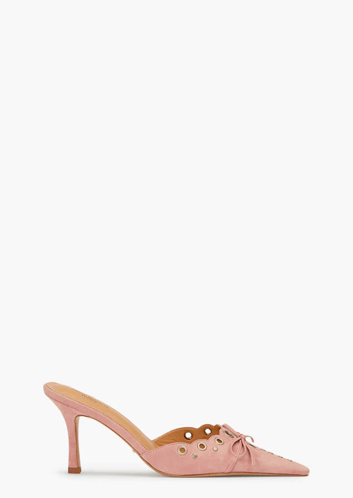 Shae Blossom Suede Heels | Tony Bianco US