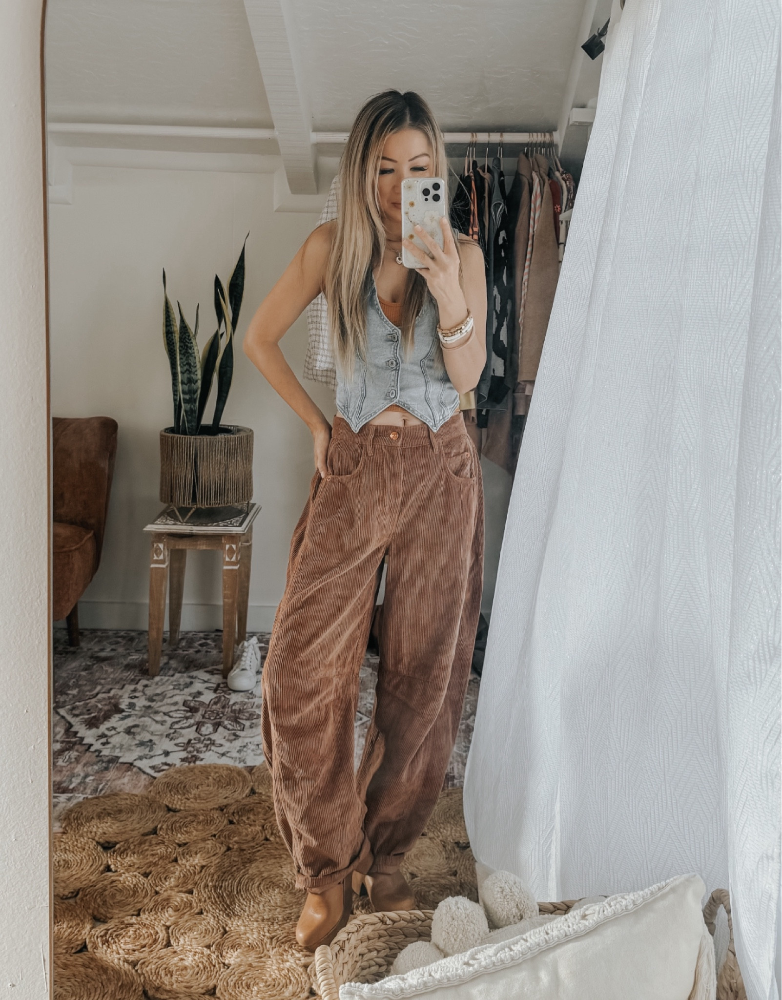 I thought these would look ridiculous on me but they’re actually super cute. I’m 5ft tall. 

#LTKstyletip #LTKover40 #LTKSeasonal