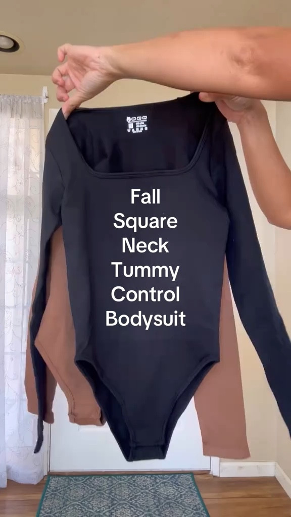 Fall square neck long sleeve bodysuit 

#LTKFallSale #LTKOver40 #LTKSeasonal