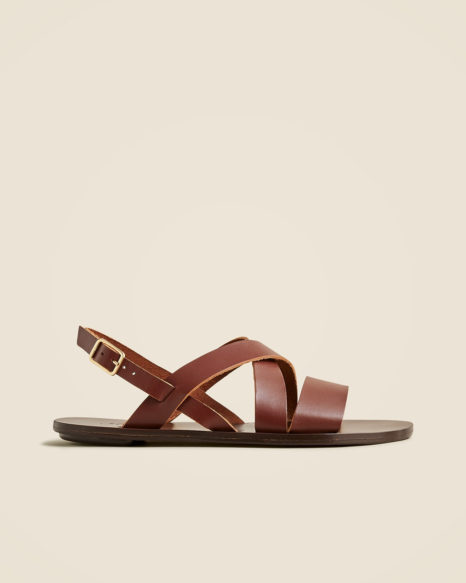 Carsen made-in-Italy slingback sandals in leather | J. Crew US