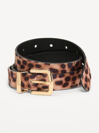 Classic Pony Hair Belt | Old Navy (US)