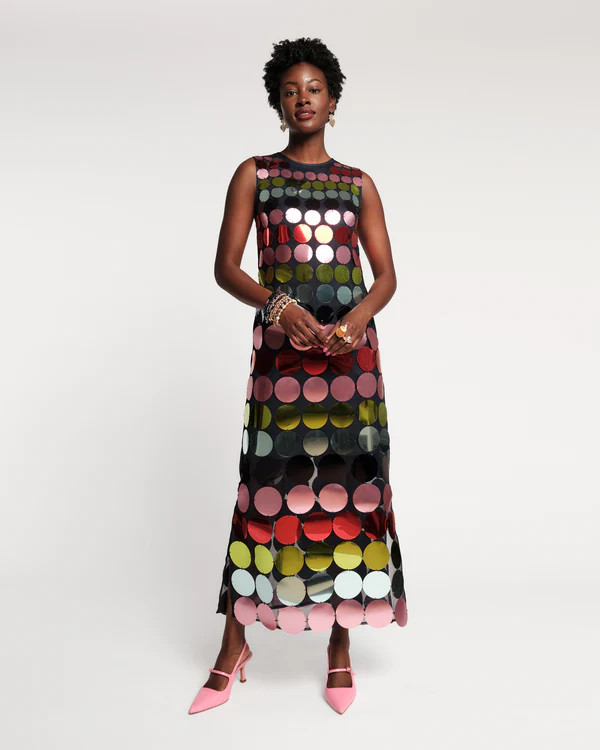 Sequin Maxi Dress - Multi | Frances Valentine