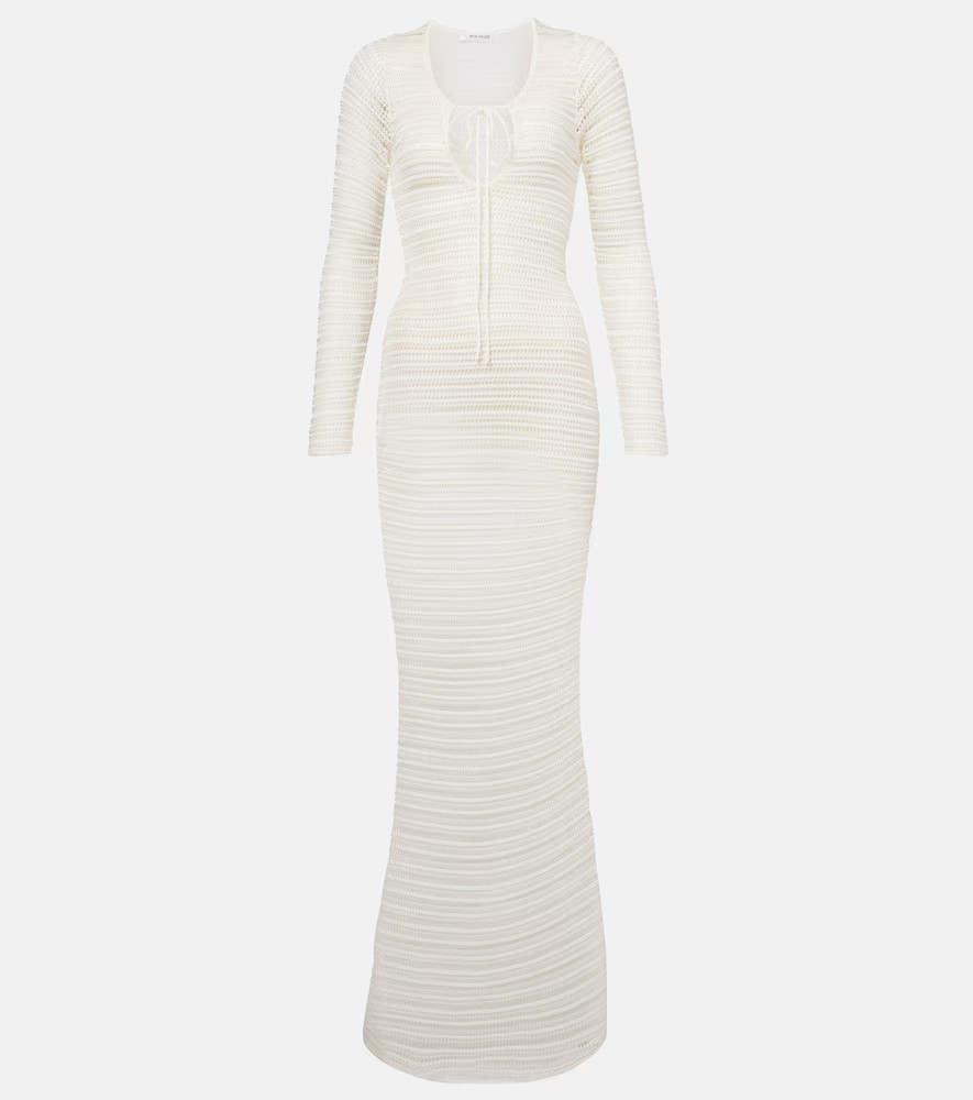 Aya Muse Sheer crochet maxi dress | Mytheresa (US/CA)
