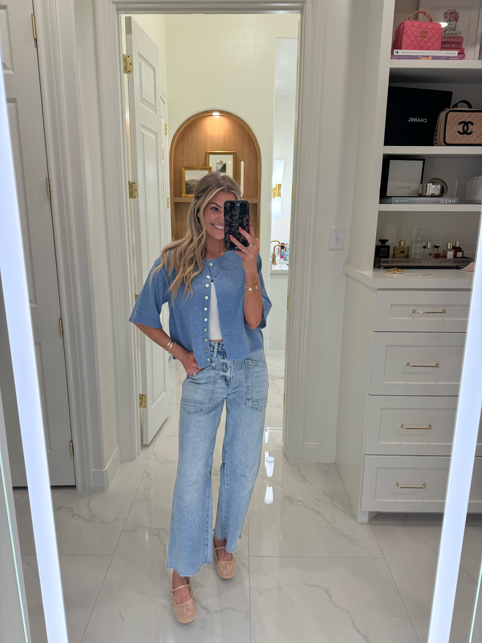 if you want to jump on the barrel jean trend, these are a great affordable option. the wash is perfect to pair with so many tops! also love this blue cardigan - it’s so soft and will transition great to spring

(wearing size small in the cardigan & size 25 in jeans)

use code JESSICASAVE30  for 30% off site wide all year! 🥳

vici, spring outfit inspo, blue top, casual winter outfit, barrel jeans, spring top

#LTKStyleTip #LTKxVICI #LTKFindsUnder50