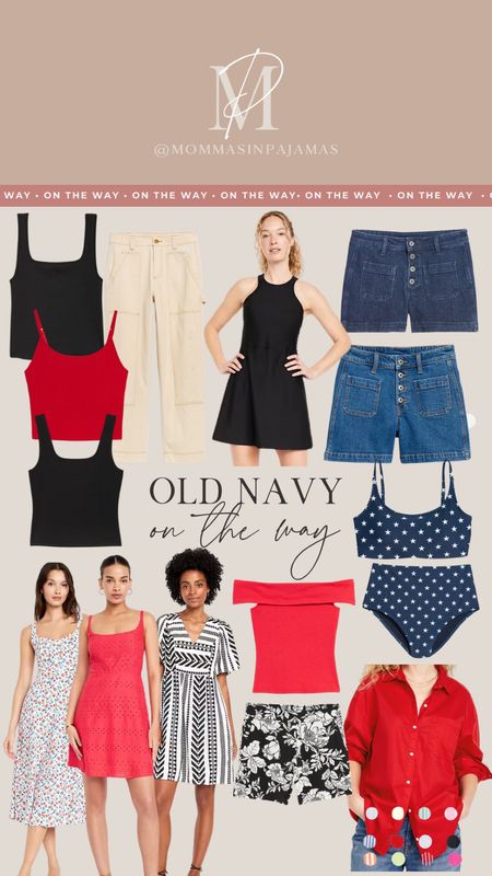 Just ordered from Old Navy! Are you seeing a trend??!😂 Tons of petite friendly patriotic outfits. Mix and match these red and blue pieces to make your own capsule wardrobe. Old Navy dresses, red strapless top, star bathing suit, athleisure, mom outfits, affordable stylish fashion

#LTKFindsUnder50 #LTKSaleAlert #LTKSeasonal