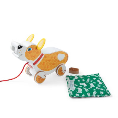 Melissa & Doug Feed Walk & Poo Pup Wooden Preschool Pull Toy Play Set | Target