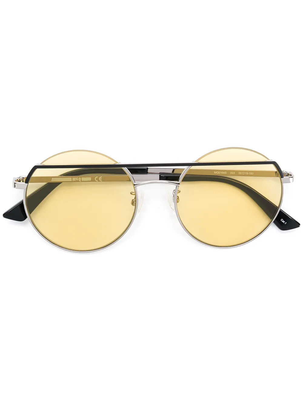 Mcq By Alexander Mcqueen Eyewear round sunglasses - Metallic | FarFetch Global