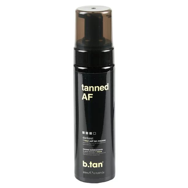 b.tan tanned AF... self-tan mousse, 6.7 fl oz | Walmart (US)