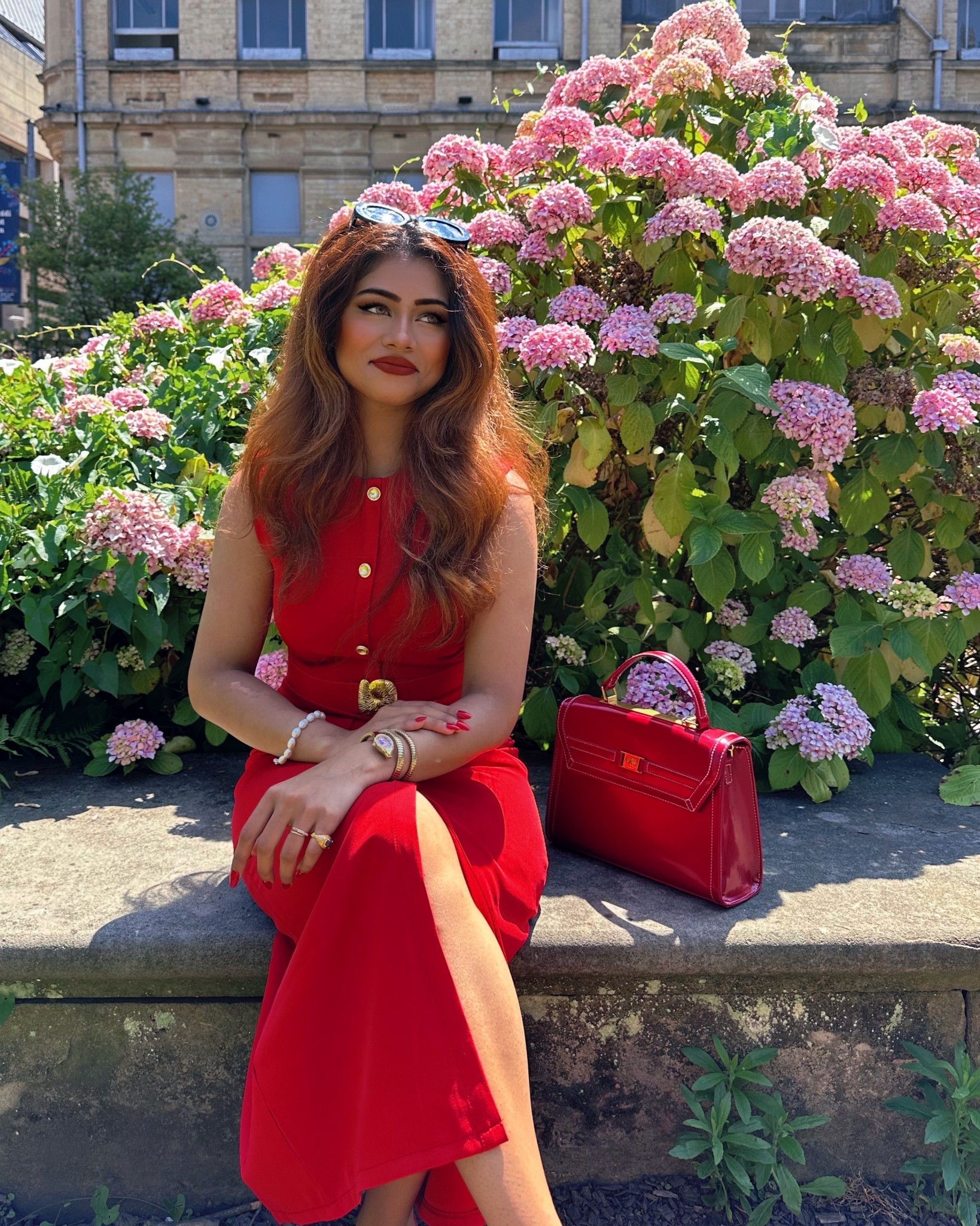 Red dress, summer dress , midis dress , sleeveless dress 

#LTKdresses #LTKuk #LTKsummer