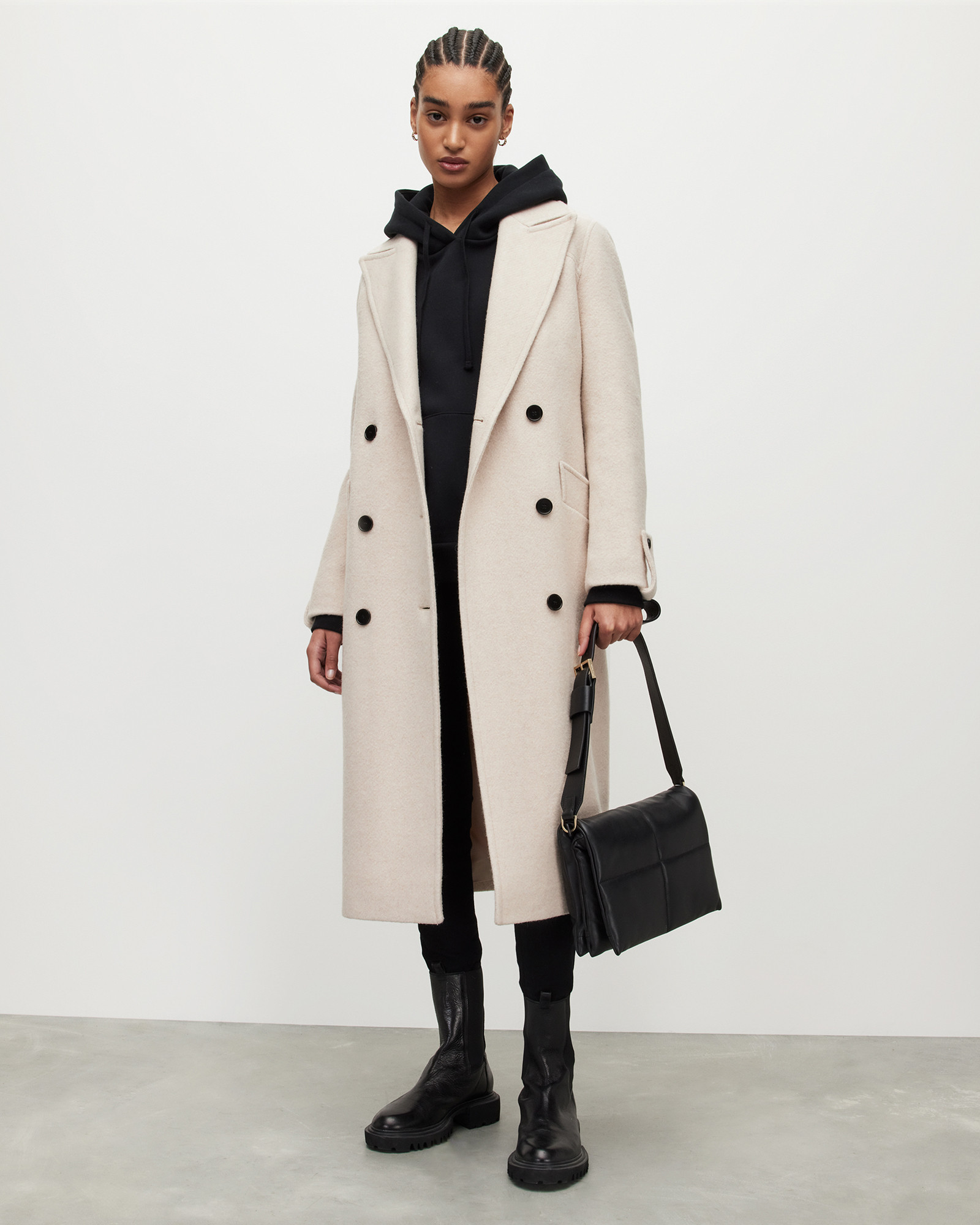 Millie Wool Blend Coat | AllSaints UK