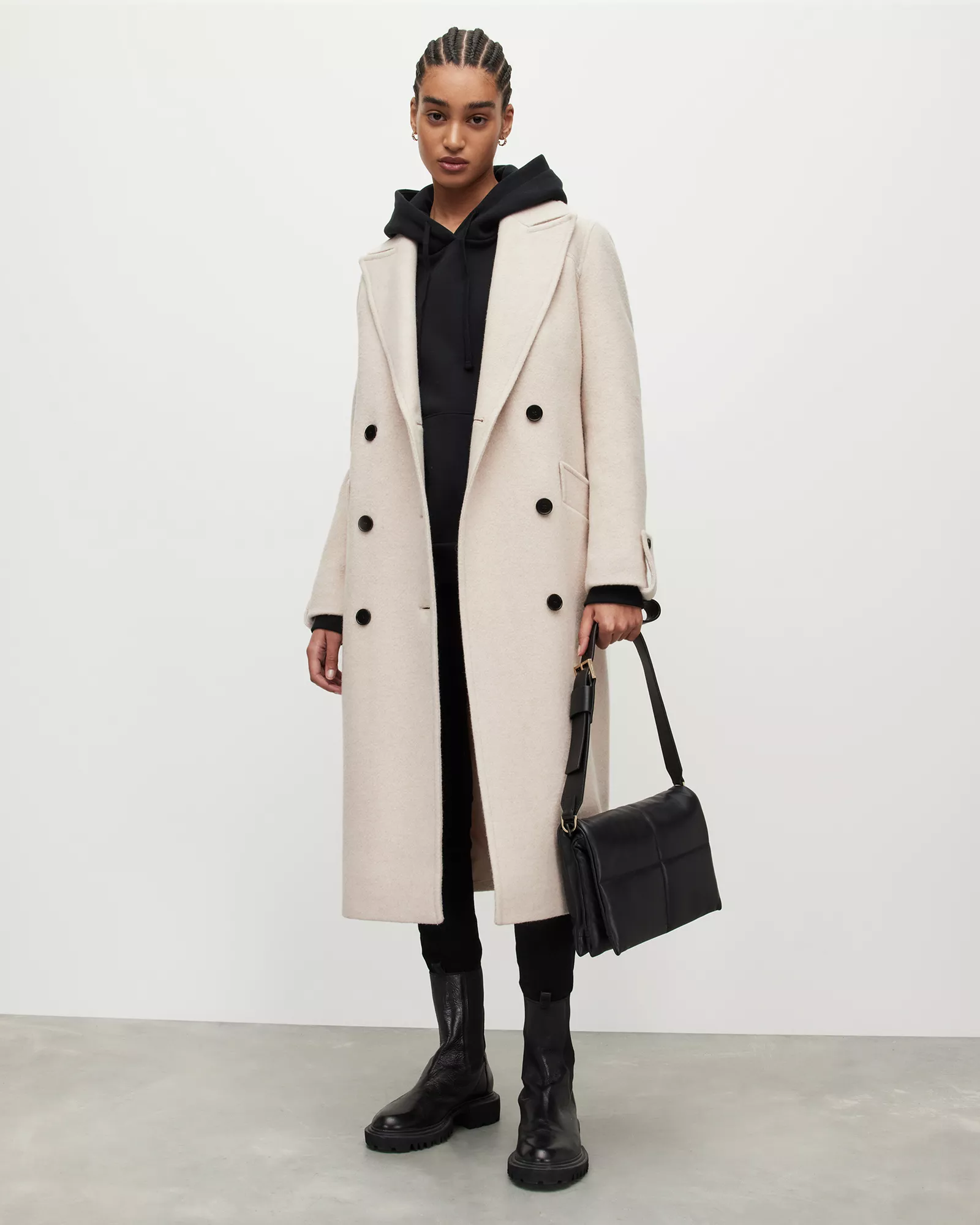 Milly wool hot sale blend coat