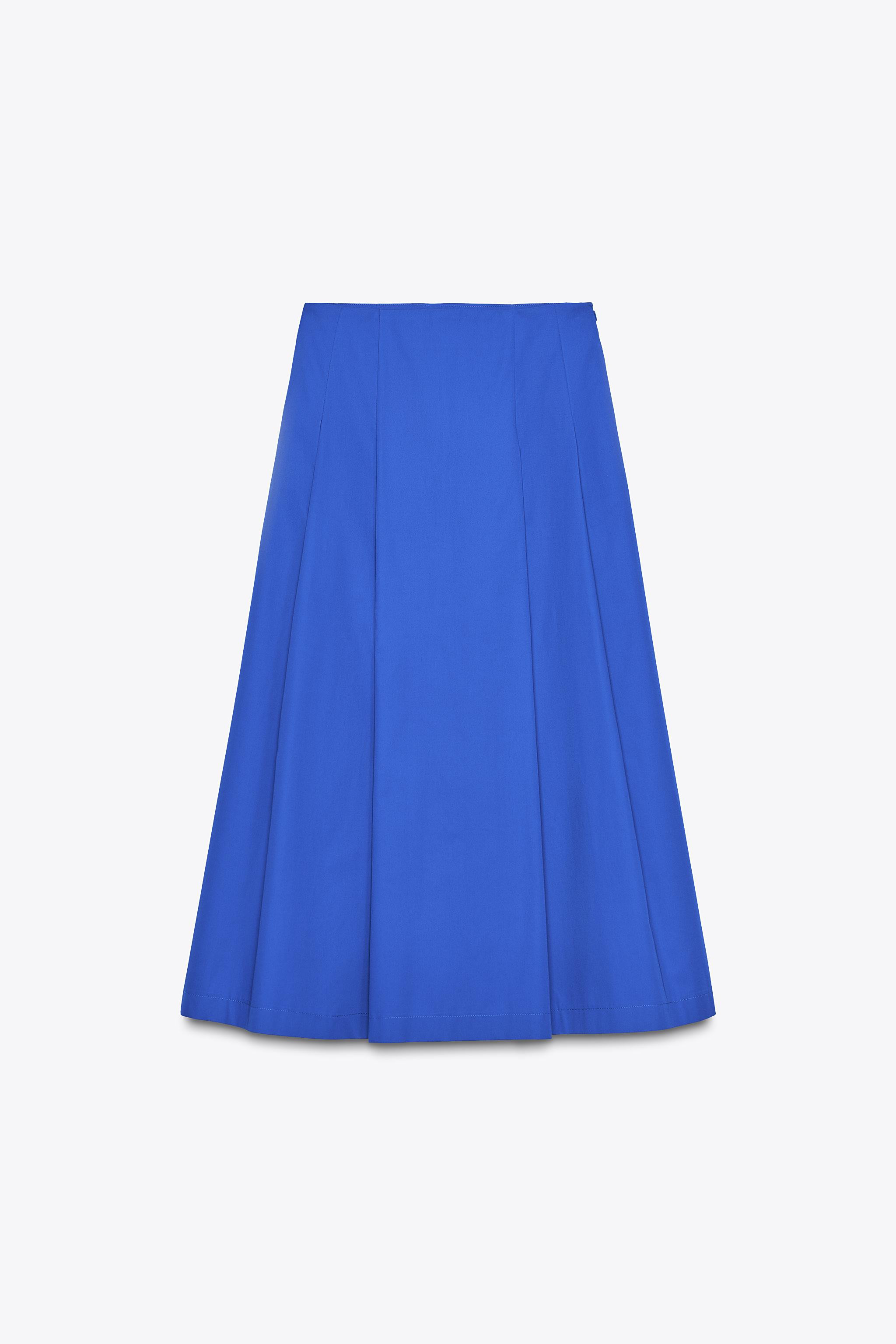 PLEATED MIDI SKIRT | Zara US