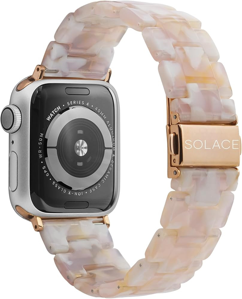 Solace Bands Lightweight Perma Watch Band - Universal Fit for Apple Watch Bands for Women & Men, ... | Amazon (US)