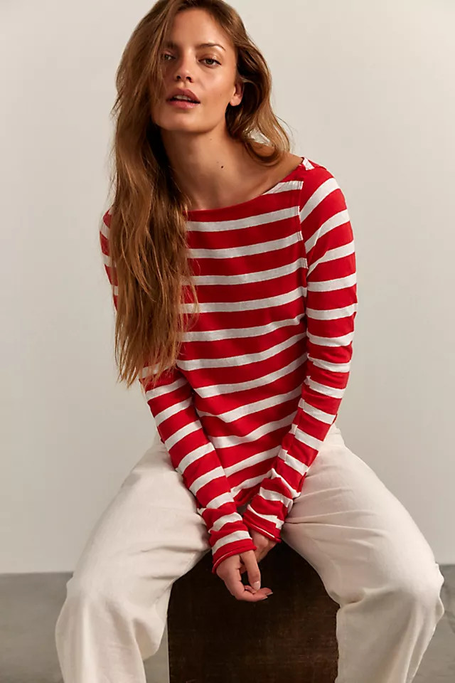 We The Free Most Loved Striped Long Sleeve | Free People (Global - UK&FR Excluded)
