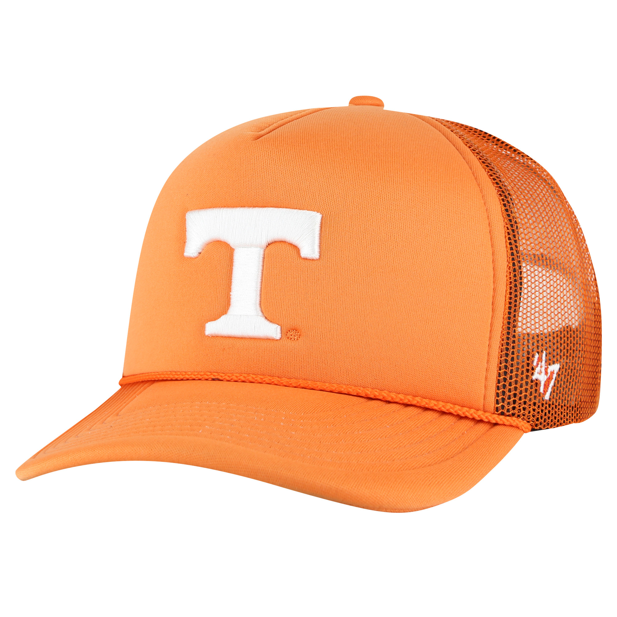 Men's '47 Tennessee Orange Tennessee Volunteers Foam Front Mesh Trucker Snapback Hat | Fanatics