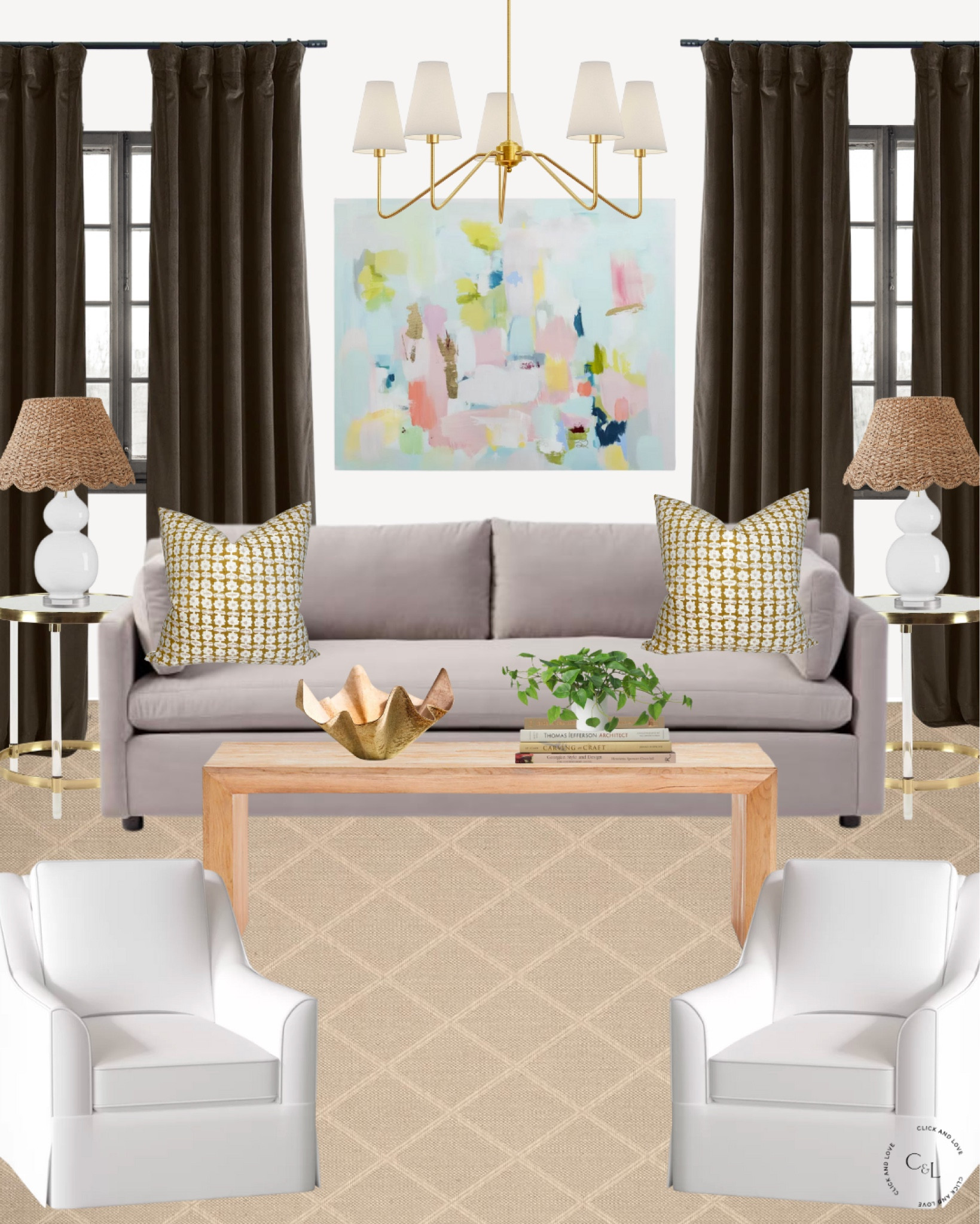 Neutral living room inspiration ✨ loving the fun pops of color in this art! 

Living room, living room inspiration, modern home decor, traditional home decor, transitional home decor, neutral home decor, style tip, interior design, budget friendly home decor, neutral sofa, abstract art, area rug, rug, accent chair, swivel chair, accent pillow, chandelier, velvet drapes, lamp, scalloped lampshade, end table, decorative bowl, faux plant, wayfair, Etsy, target, target home, Ballard, west elm, crate & barrel, anthropologie, anthro, Amazon, Amazon home, Amazon must haves, Amazon finds, Amazon home decor, Amazon furniture #amazon #amazonhome

#LTKstyletip #LTKhome #LTKunder100