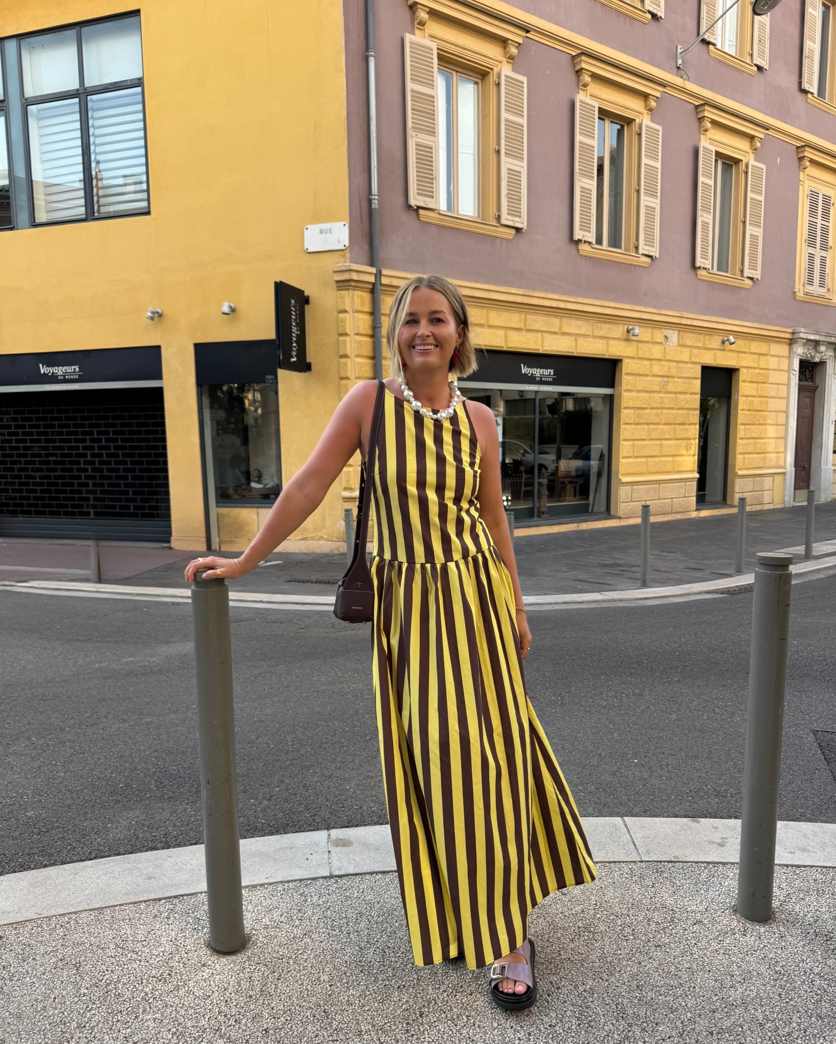 Poplin striped maxi  dress back in stock! I wear size 10 and am 171cm tall x

Sandals are alohas
Necklace Babs the label 



#LTKeurope #LTKsummer #LTKuk