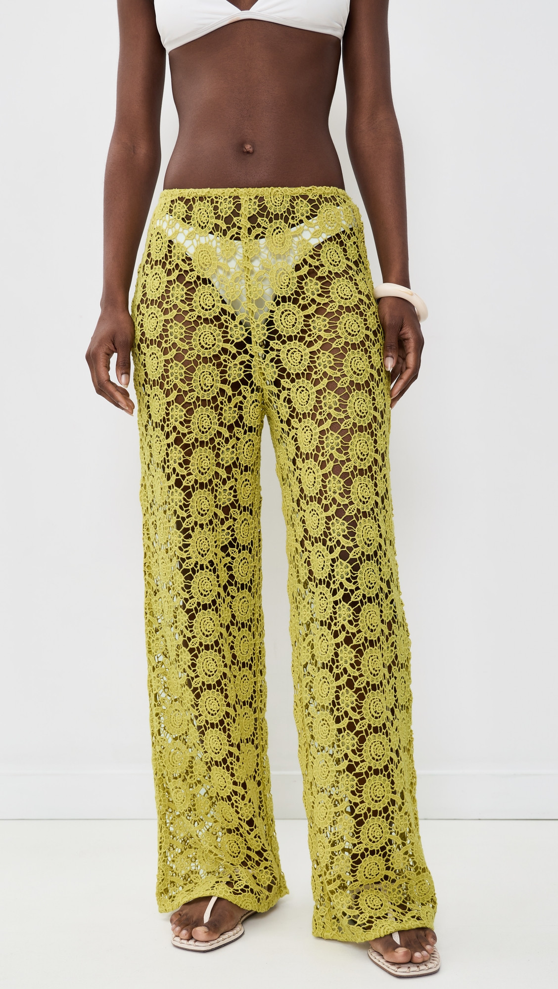 La Maregold The Pippa Pants Lime L | Shopbop