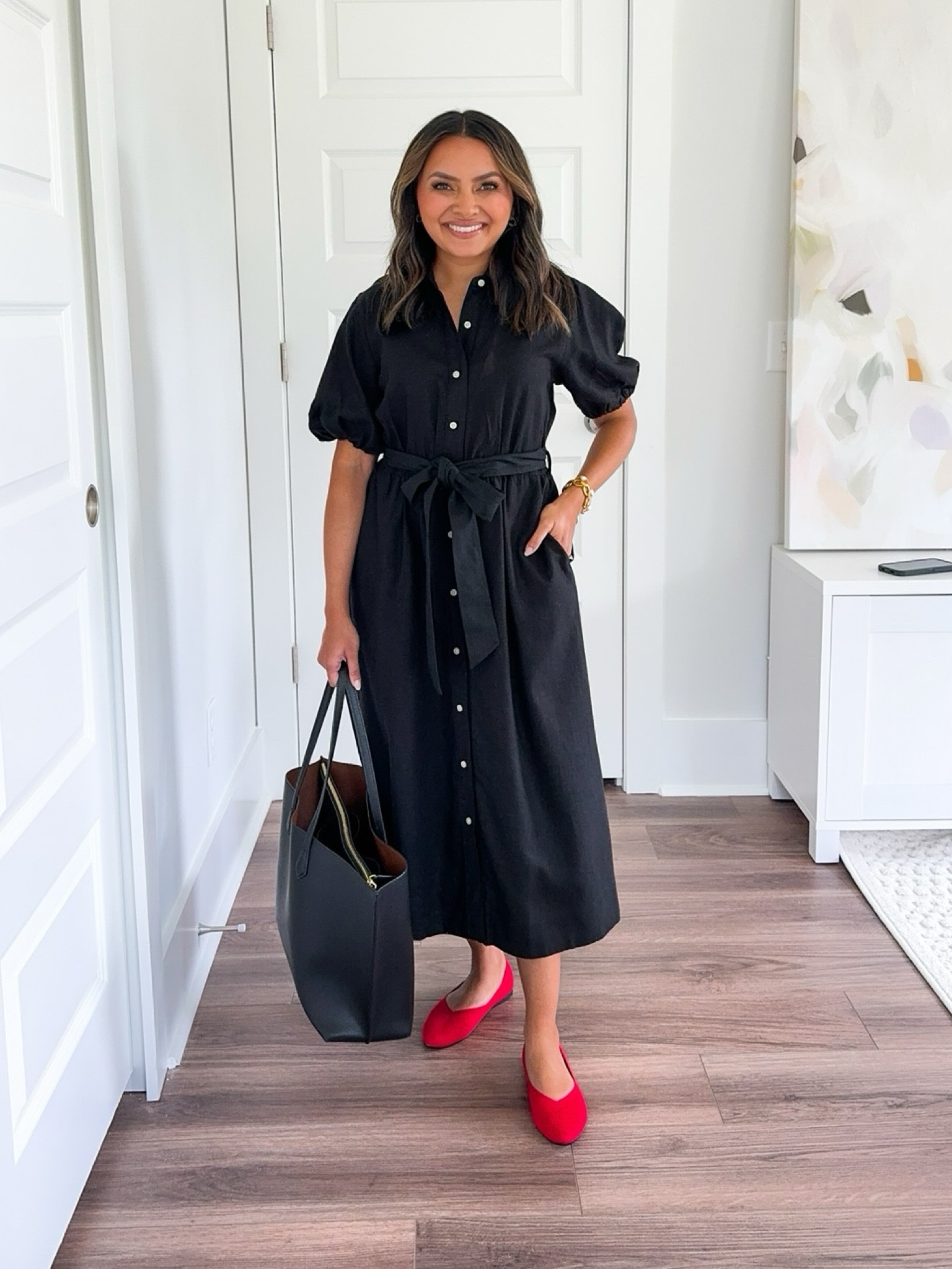 Black maxi dress size XS TTS 
Red ballet flats size 5 TTS

Workwear 
Work Outfit 
Teacher Outfits 
Back to School 
Office Outfits 

Honey Sweet Petite 
Honeysweetpetite

#LTKWorkwear #LTKBacktoSchool #LTKStyleTip
