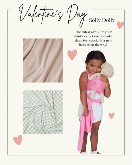 The cutest baby wrap for your littles! We love to put baby dolls and stuffed animals in ours! Give them the perfect practice for being a sibling, a great gift for big brothers and sisters to be! 

#LTKbaby #LTKkids #LTKGiftGuide